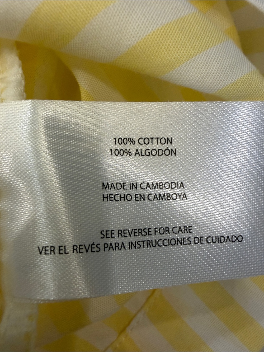 Gap Ruffle Poplin Yellow Gingham Ruffle Pajama Set Size Medium - Picture 7 of 9
